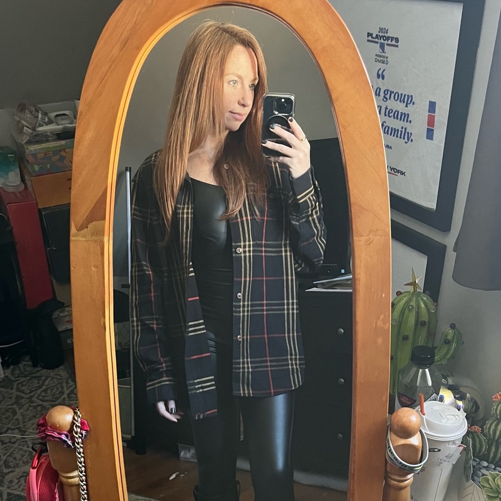 Old Navy Button Down “Shacket” Style Top